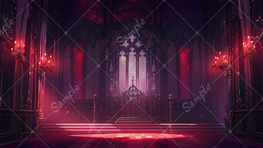 ゴシックなイラスト背景素材 5枚セット