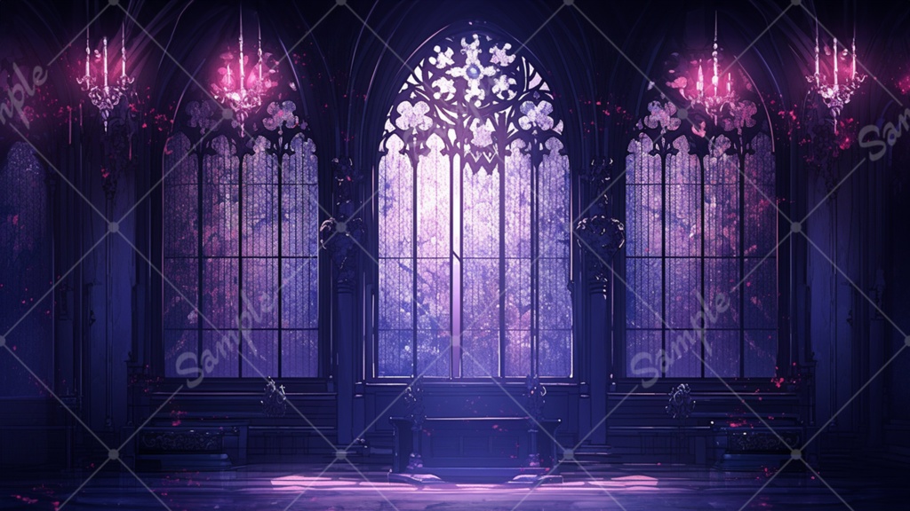 ゴシックなイラスト背景素材 5枚セット