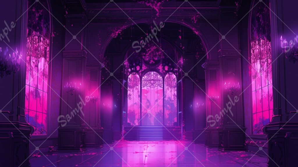 ダークファンタジーなイラスト背景素材 10枚セット