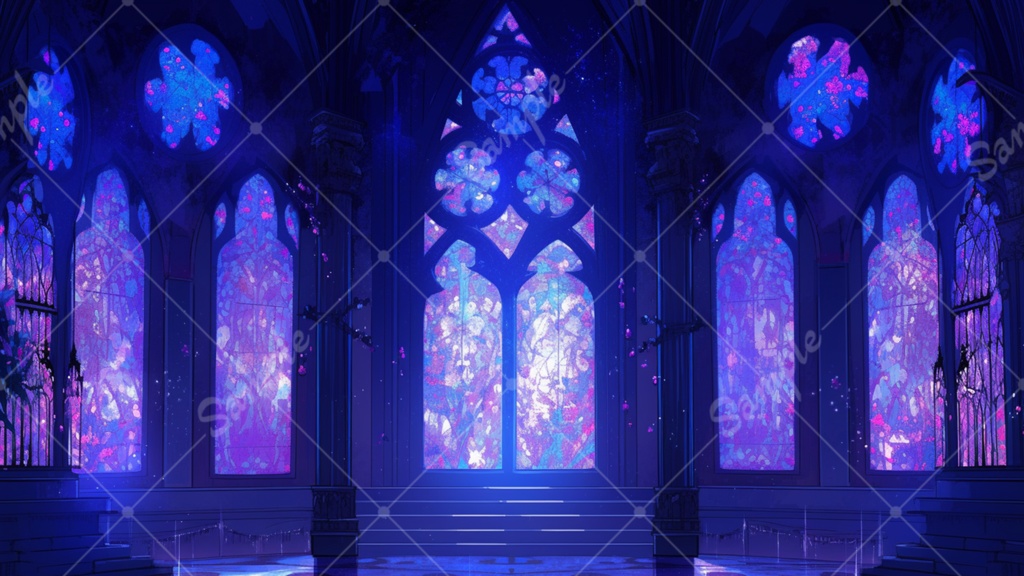 ダークファンタジーなイラスト背景素材 10枚セット