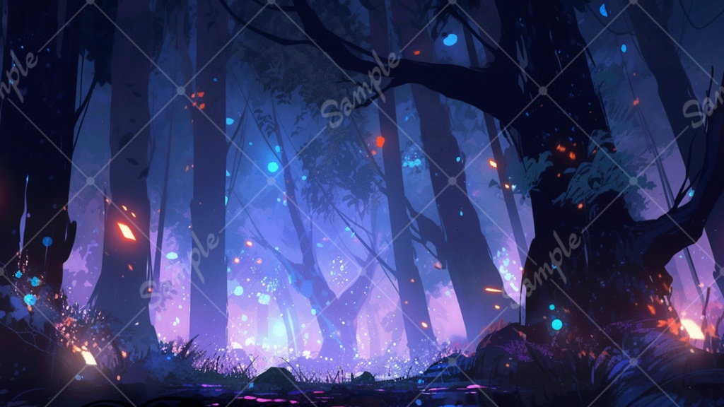 ダークファンタジーなイラスト背景素材 10枚セット