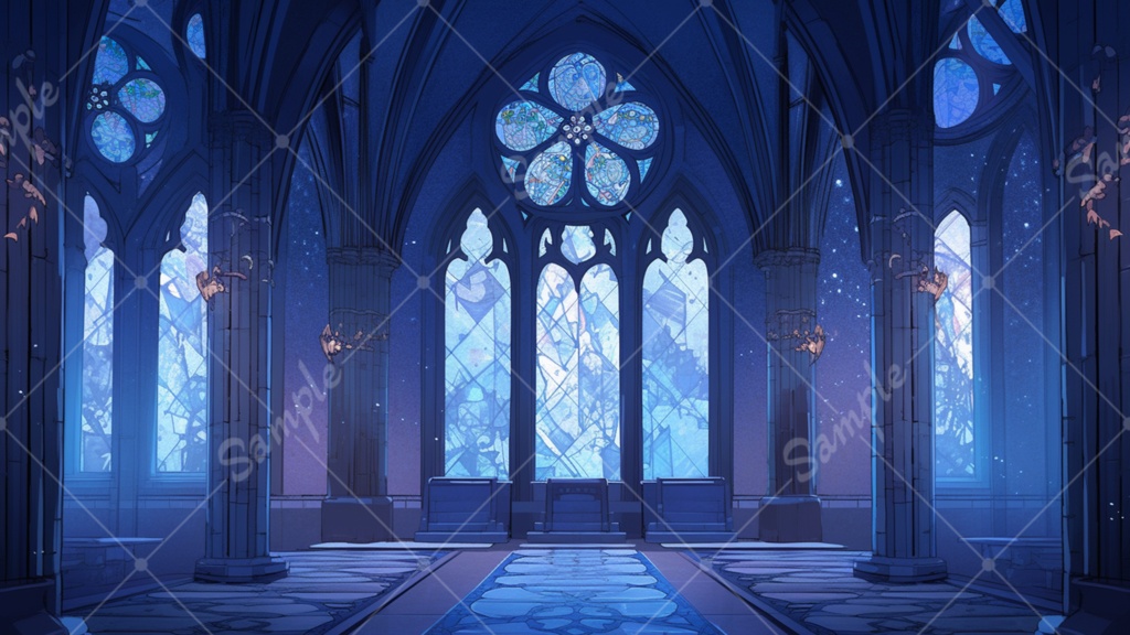 ダークファンタジーなイラスト背景素材 10枚セット