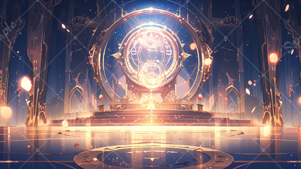 魔法をイメージしたイラスト背景素材 10枚セット