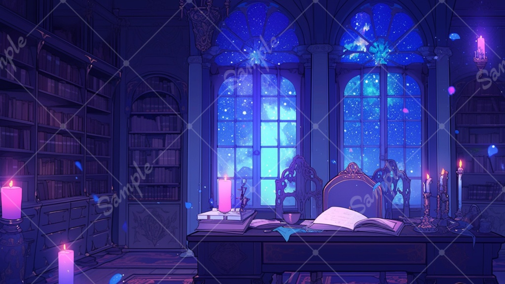 魔法をイメージしたイラスト背景素材 10枚セット