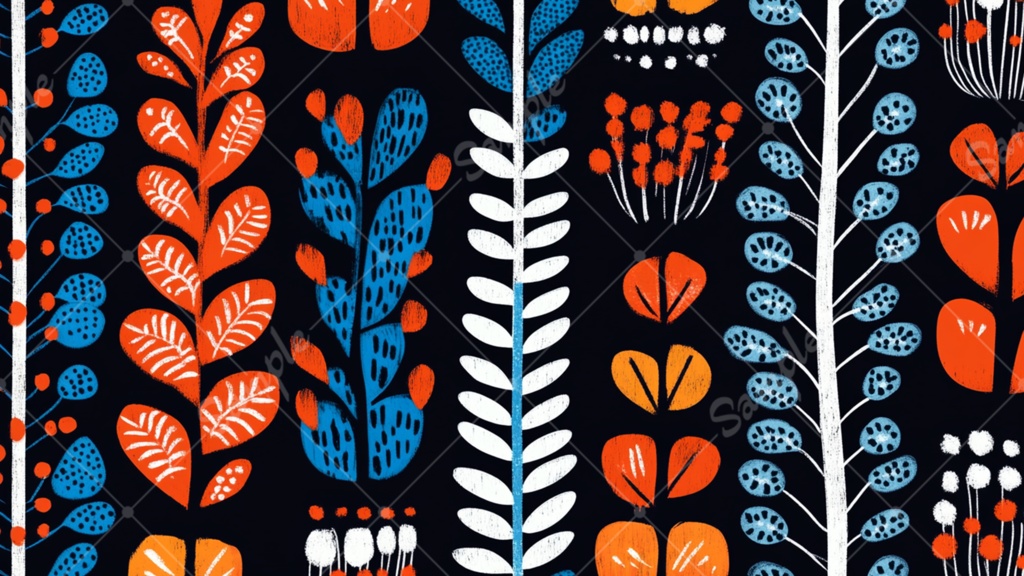 北欧風のイラスト背景素材 10枚セット