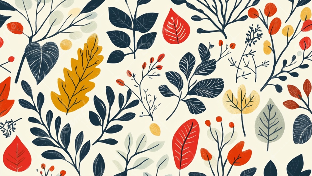 北欧風のイラスト背景素材 10枚セット