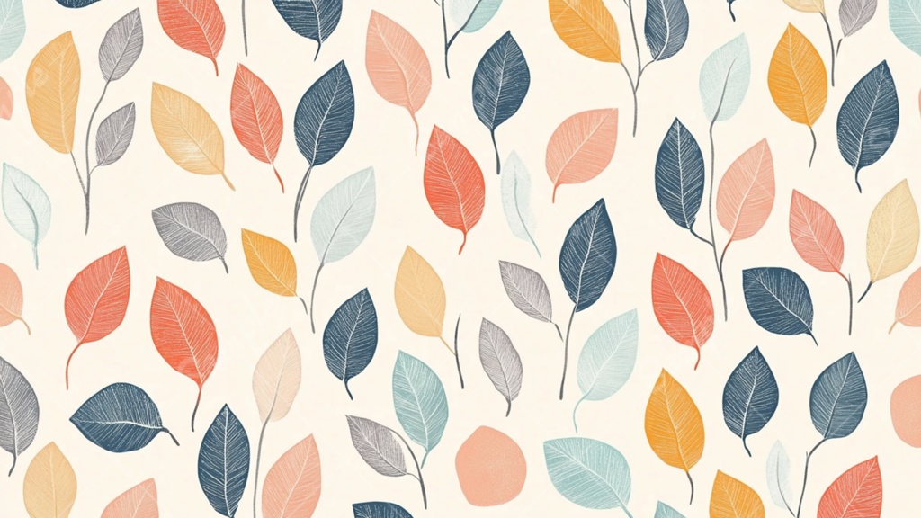 パステルカラーな北欧風のイラスト背景素材 10枚セット