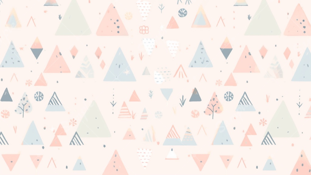 パステルカラーな北欧風のイラスト背景素材 10枚セット