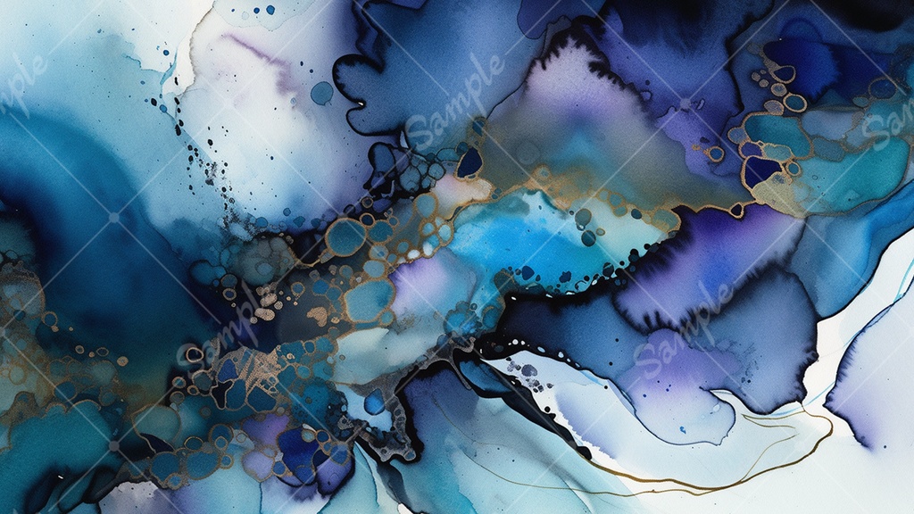 アルコールインクの背景素材 8枚セット