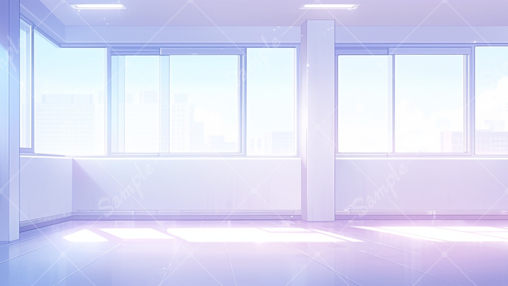 何もない白い部屋の背景素材 10枚セット