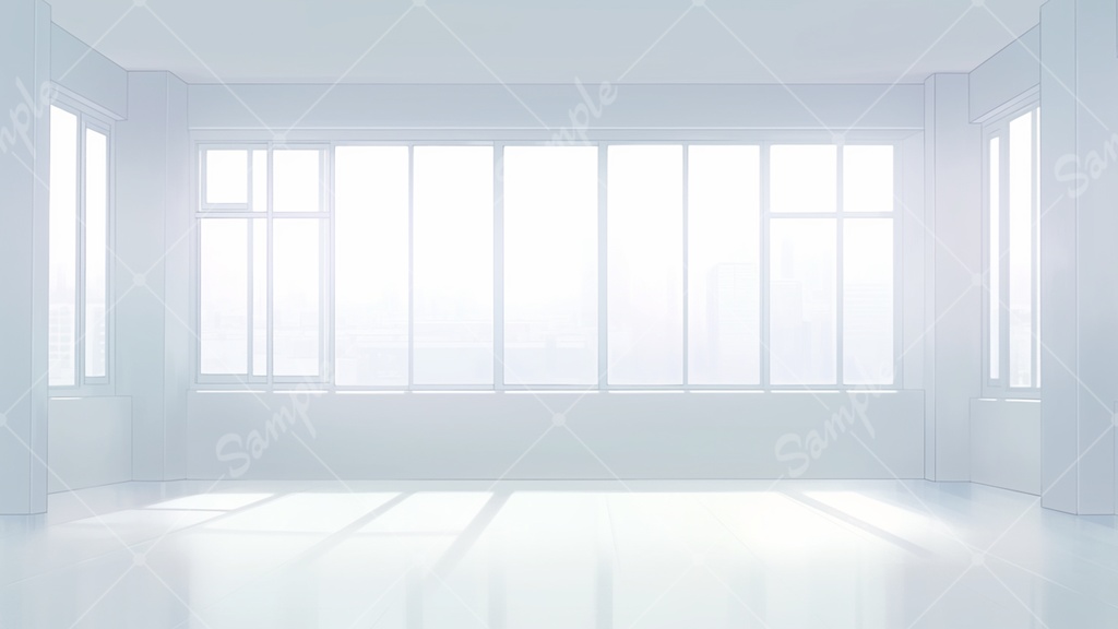 何もない白い部屋の背景素材 10枚セット