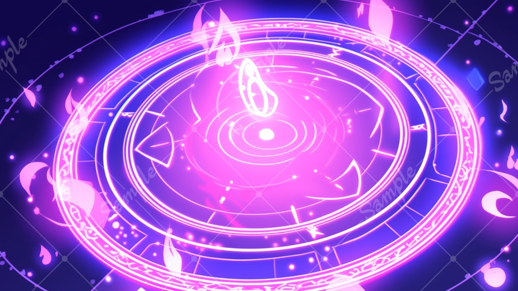 【無料あり】魔法陣の背景素材 12枚セット