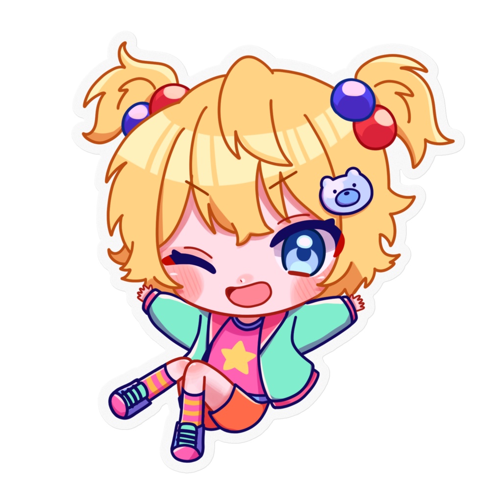 popkawaii ステッカー(クリア)