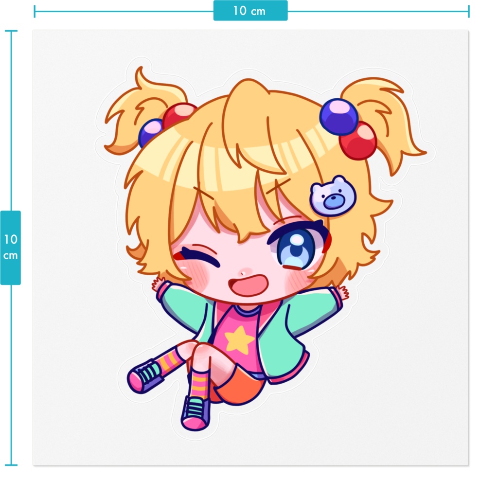 popkawaii ステッカー(クリア)