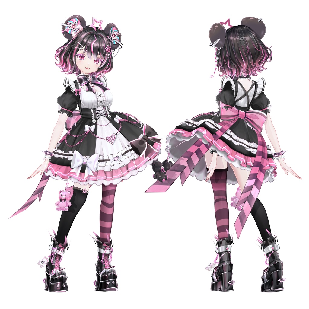 2,999 円 → 999 円(先着100名様,残56) 【標準版】Kuroto(黒糖くろとう)【VRM/VRC】