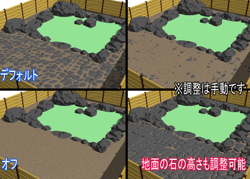 【3Dモデル】温泉/fbx/glb/blend