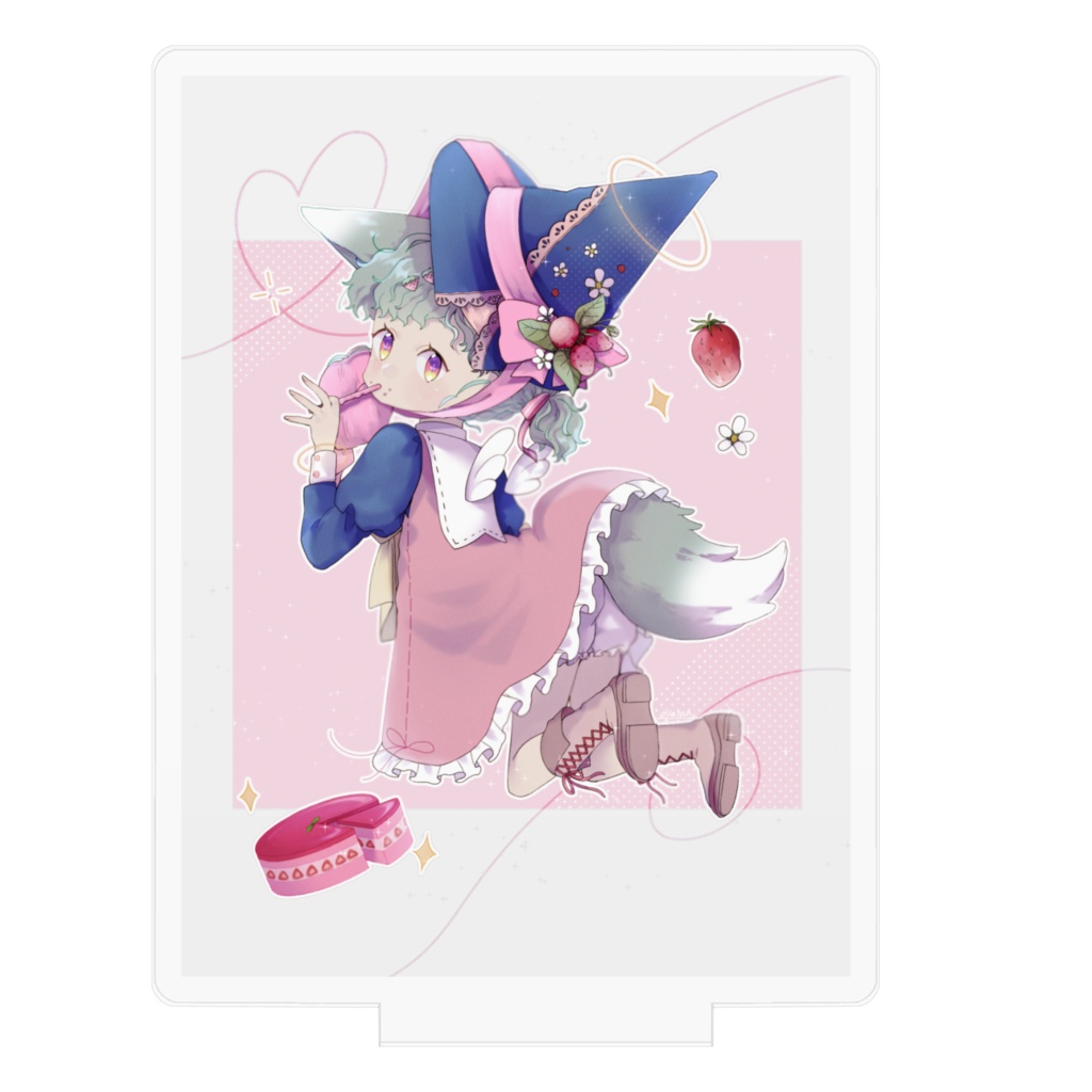 【Fruit*Witch】いちごの魔女のアクリルフィギュア