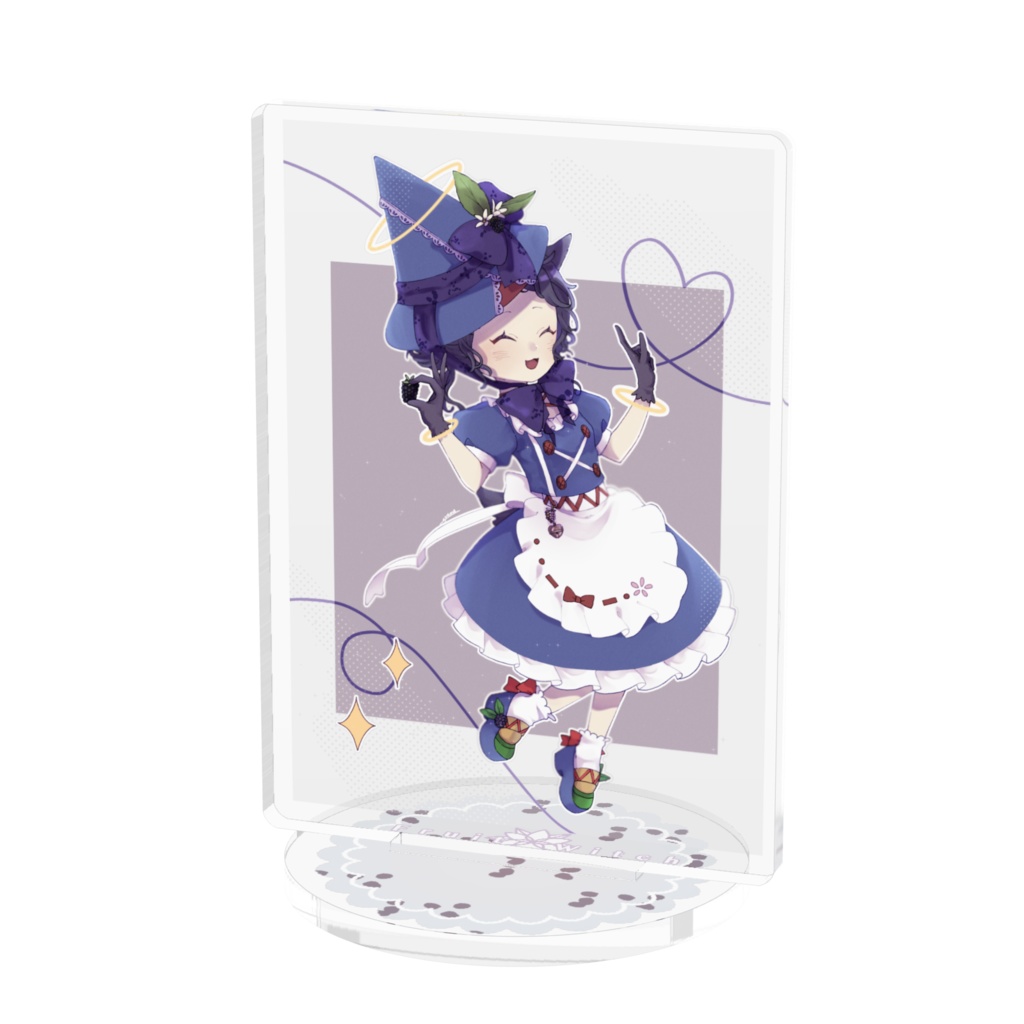 【Fruit*Witch】ブラックベリーの魔女のアクリルフィギュア