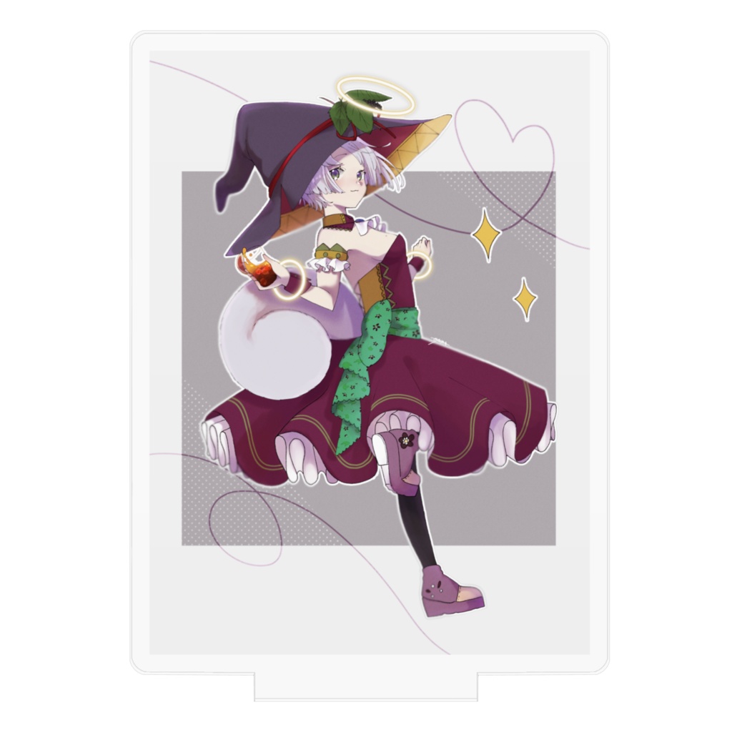 【Fruit*Witch】クロスグリの魔女のアクリルフィギュア