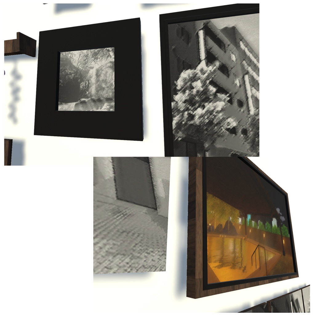 WallDecoration  壁掛け12点セット 3Dモデル