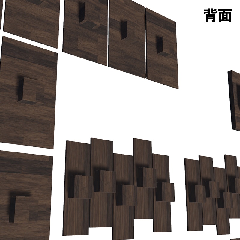 WallDecorationV2 壁掛け18点セット 3Dモデル