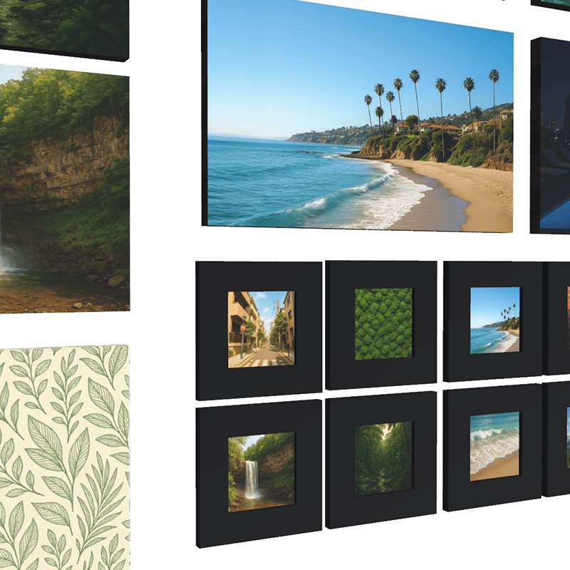 WallDecorationV2 壁掛け18点セット 3Dモデル