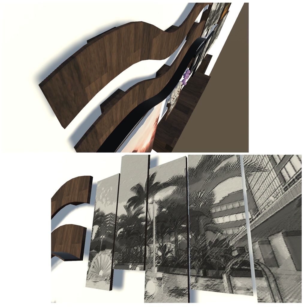 WallDecoration  壁掛け12点セット 3Dモデル