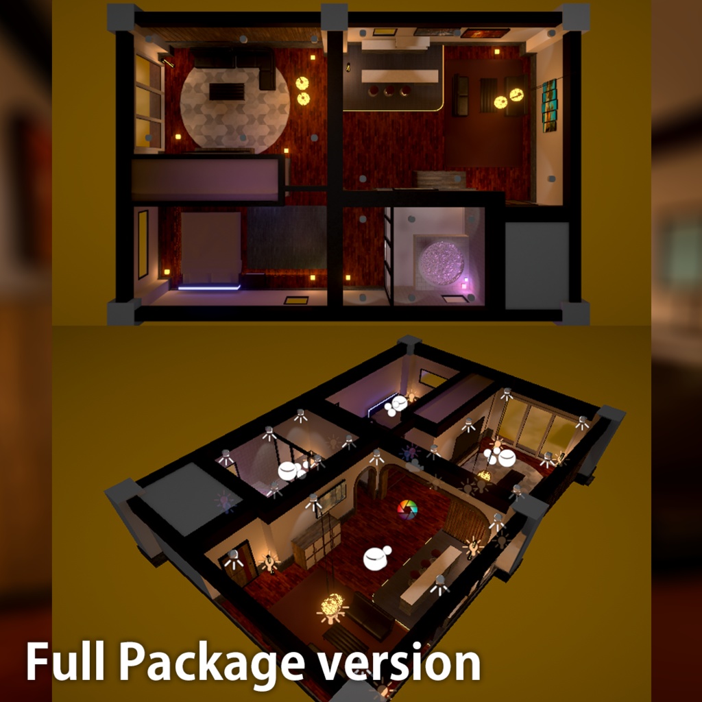 -NKR- CozyRoom 家具14種 ランプ4種 エクステリアのみ販売あり