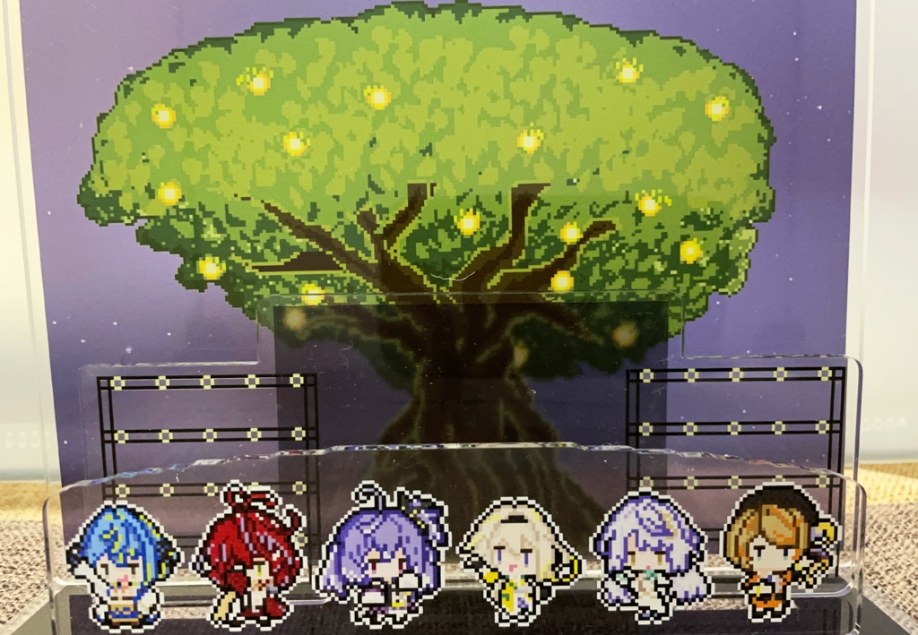 ひよクロライブ再現アクリルジオラマ