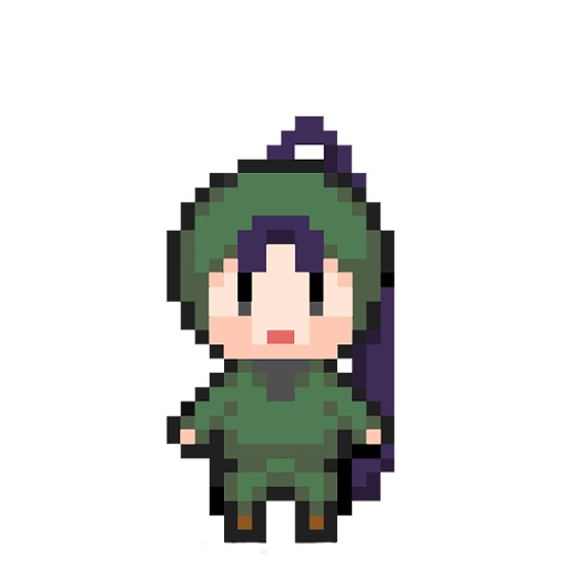 立花仙蔵ドット絵ミニアクリルスタンドキーホルダー