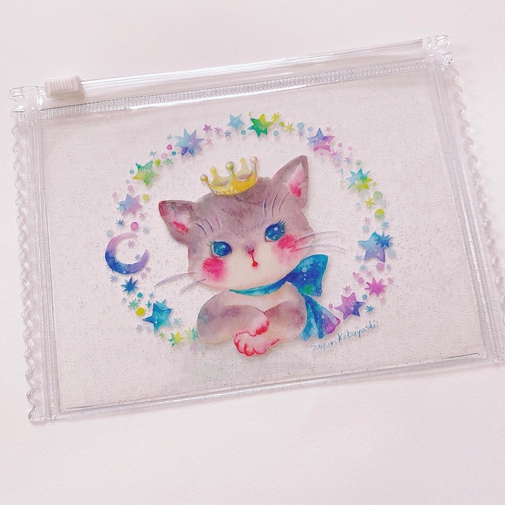 ラメ入りキャンディビニールポーチ