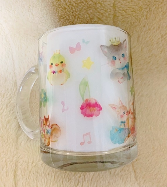 ガラスマグカップ