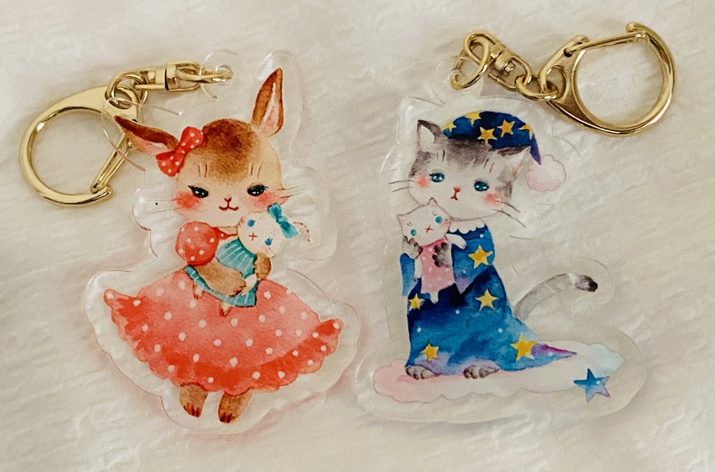 アクリルチャームキーホルダー
