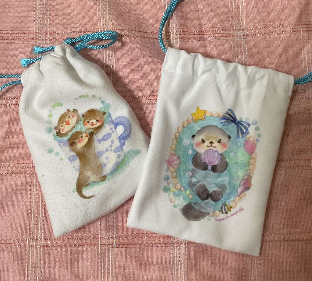 らっこミニきんちゃく袋