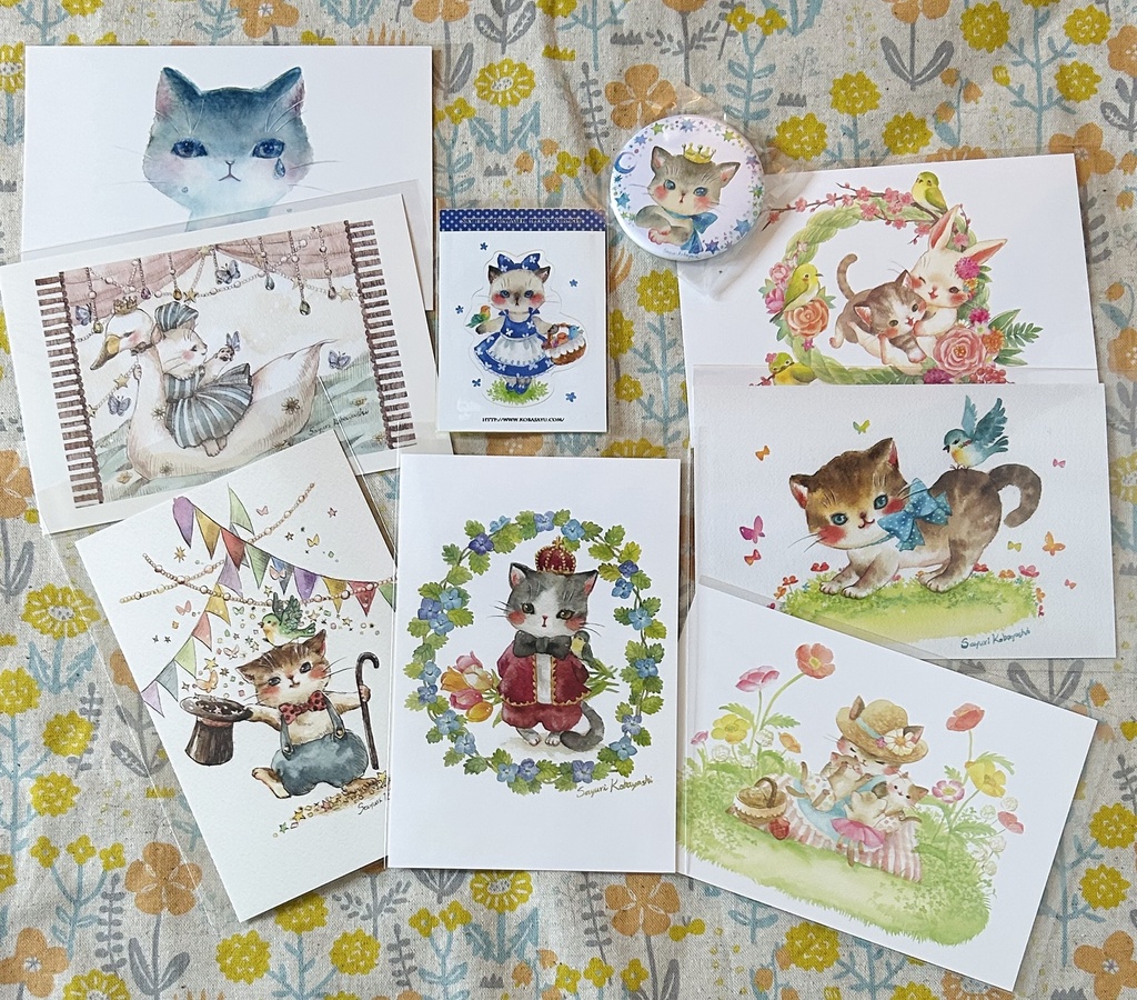 <SALE>ねこカードセット（期間限定～8/7まで）