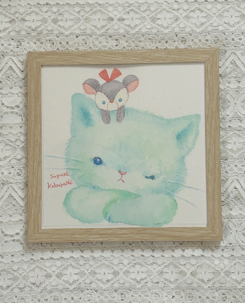 原画「ふわふわにゃんこ」