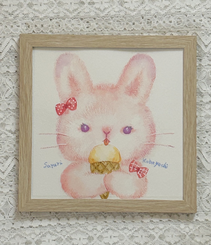 原画「ふわふわぴょんこ」