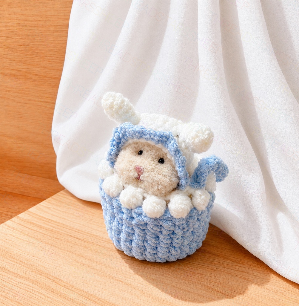 くものおくるみ ぬい服 はむにぎり