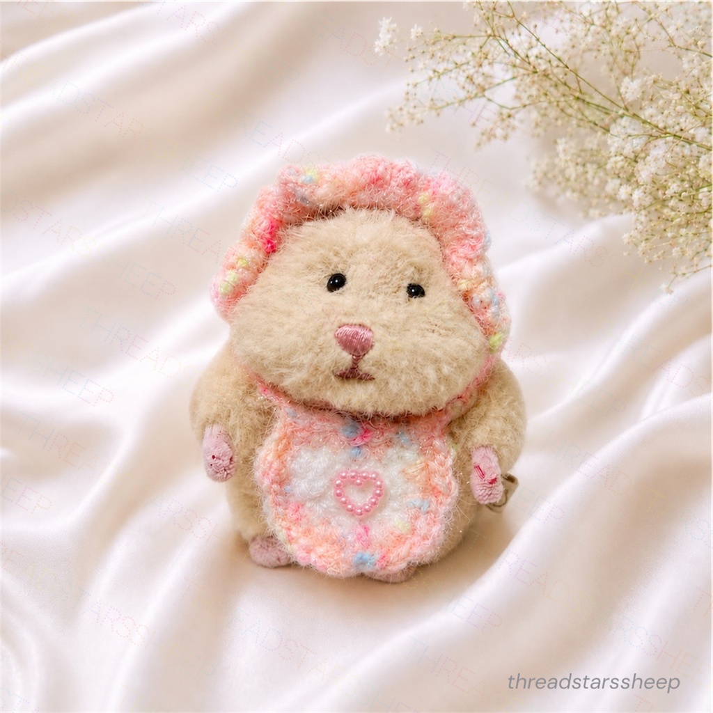 ふわふわプリンセス おしゃれセット 【耳出し】 ぬい服 はむにぎり