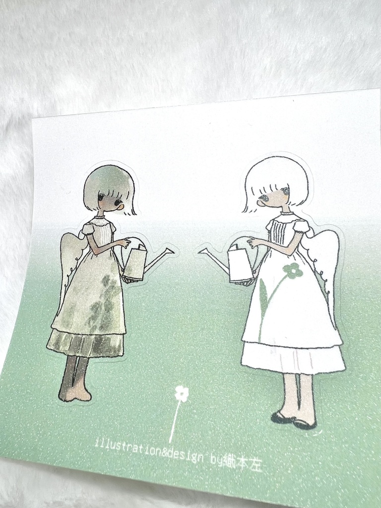 天使の花園~マットラメステッカー