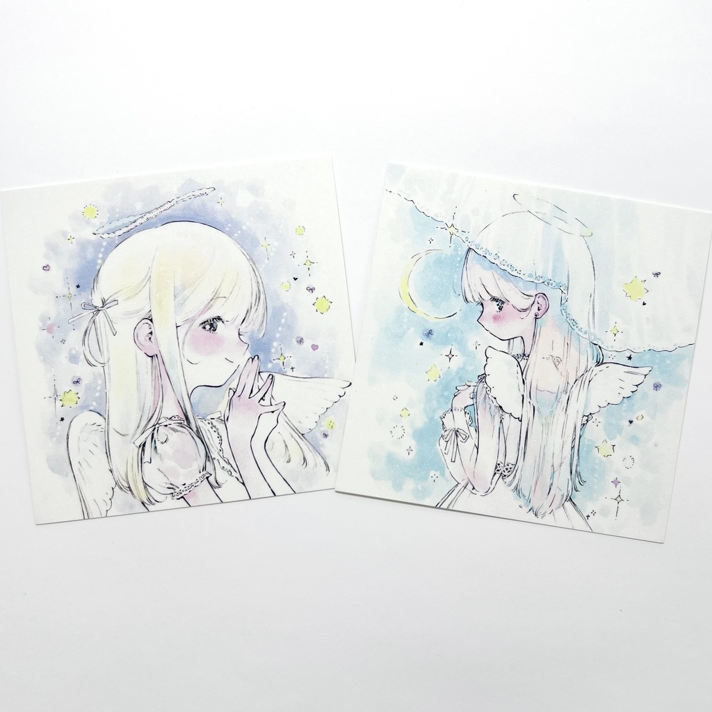 天使の星と月～スクエアカード2枚セット