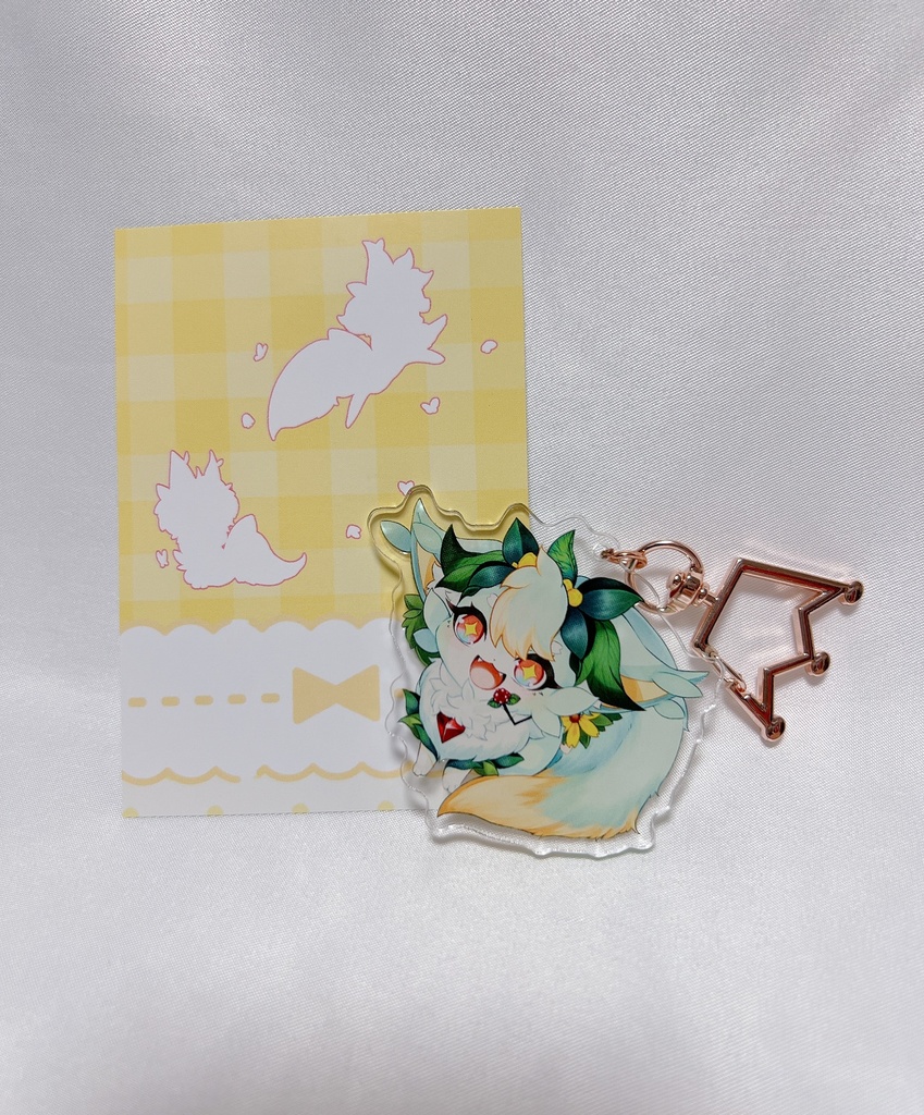 【2周年記念セール】グッズ第１弾🌼🦊アクリルキーホルダー！！