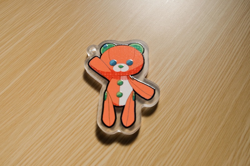 思い出は□の中 アクリルキーホルダー