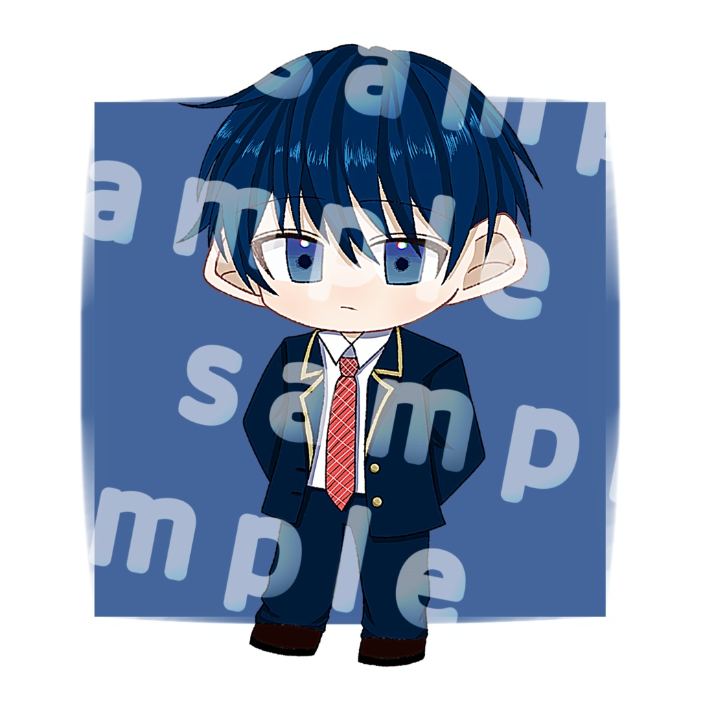 ＜アイコン＞男子高校生 制服 ブレザー