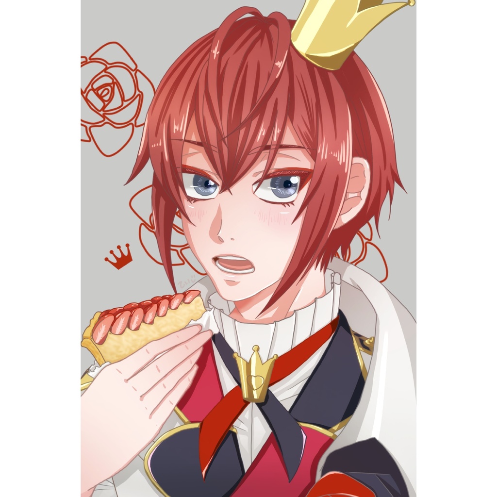 【印刷】リドルといちごタルト【ポストカード】