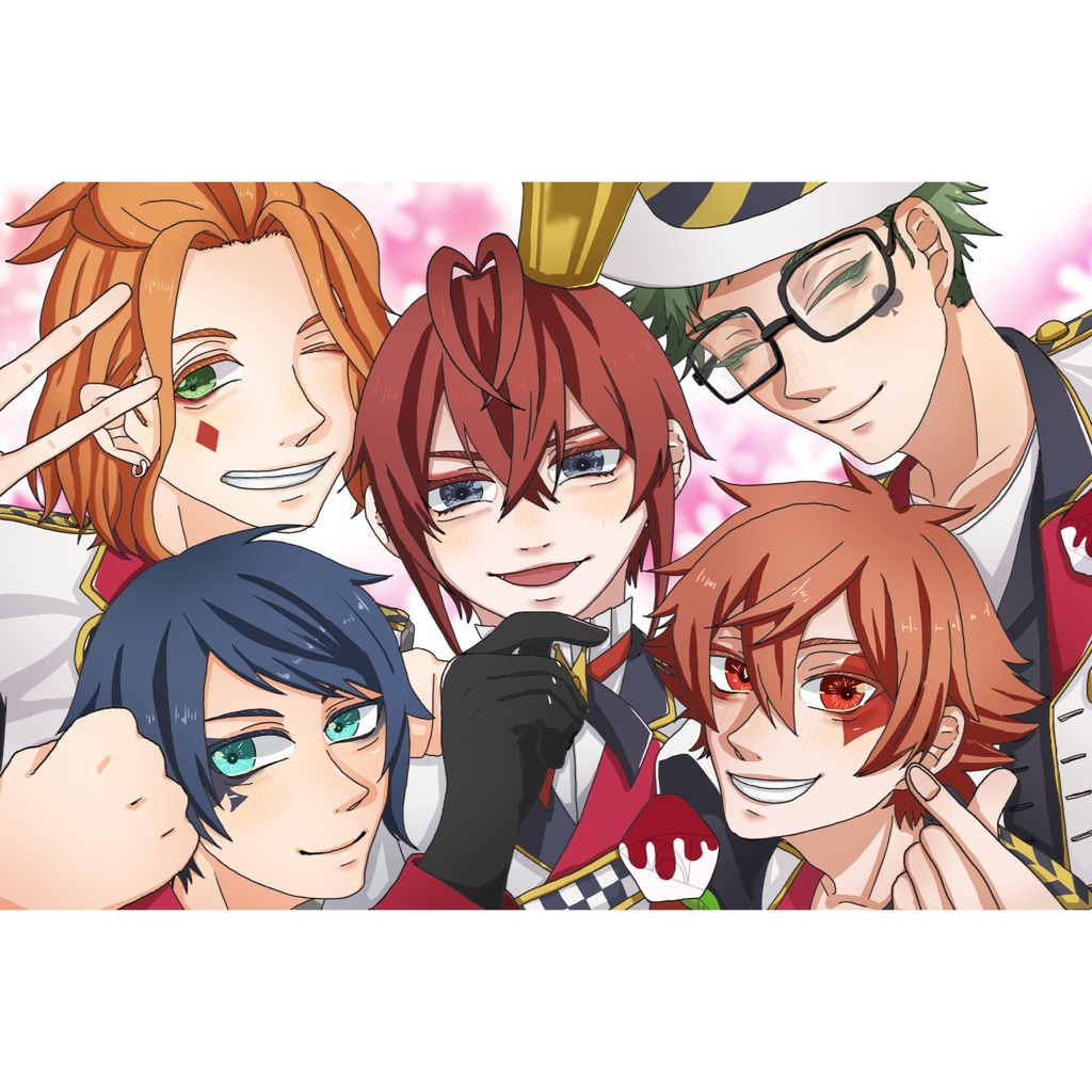 【印刷】ハーツラビュル寮【ポストカード】