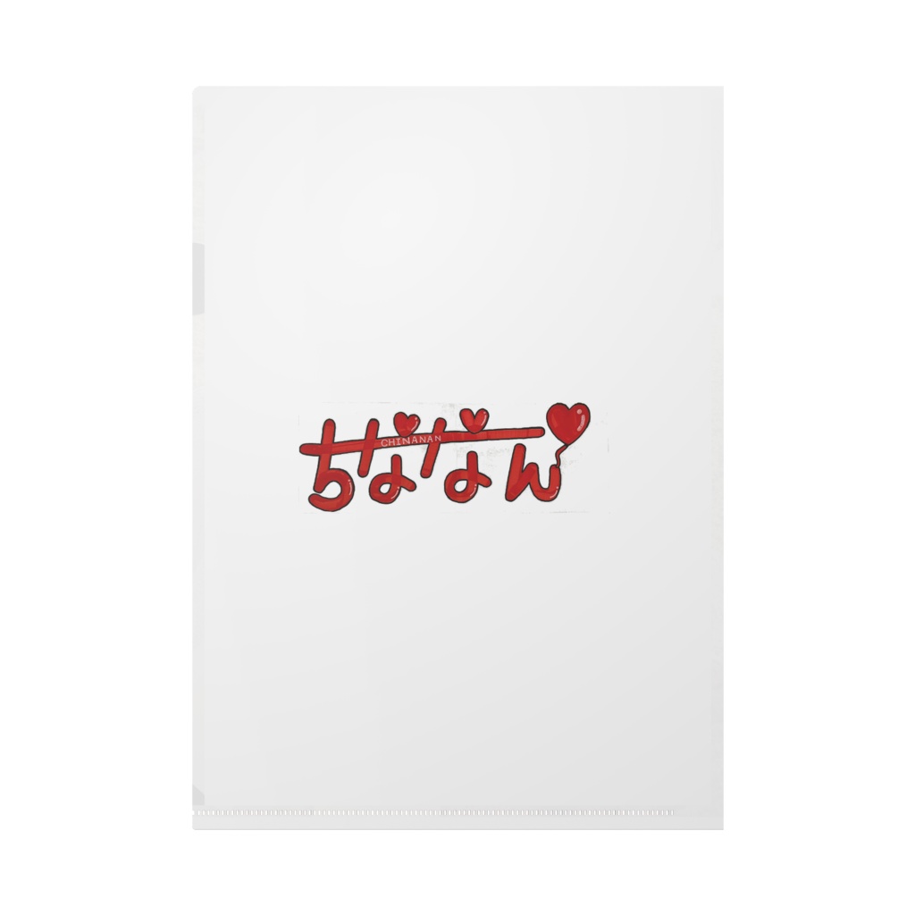 ちななんA4クリアファイル リボンお洋服ver.