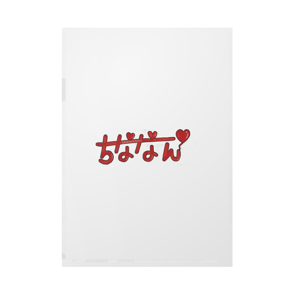 ちななんA4クリアファイル 私服編み込み三つ編みver.