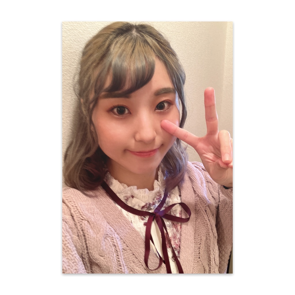ちななん ポストカード ハーフアップver.