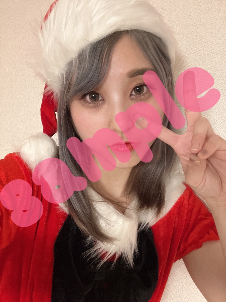 ちななん クリスマスコスプレ デコ写真